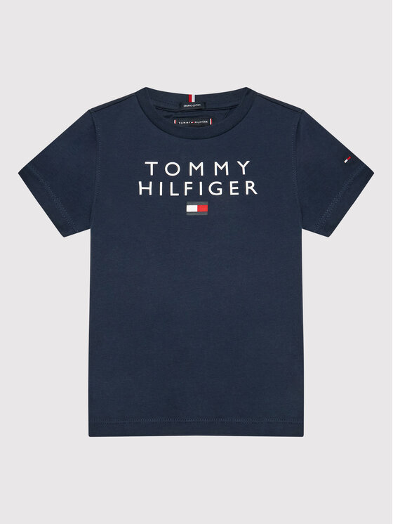Tommy Hilfiger Tommy Hilfiger T-shirt Th Logo KB0KB06849 M Tamnoplava Regular Fit