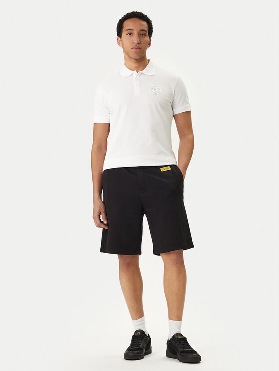 Versace Jeans Couture Versace Jeans Couture Tricou polo 80GAGT19 CJ01T Alb Regular Fit