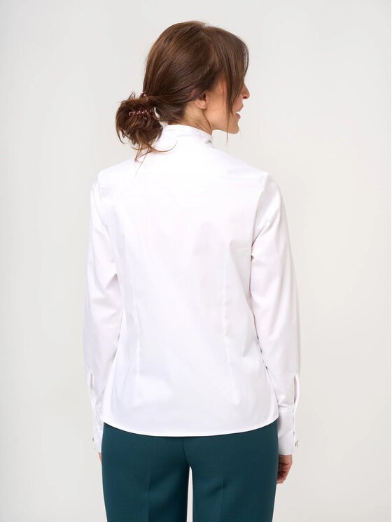 Willsoor Willsoor Koszula 60915 Biały Slim Fit