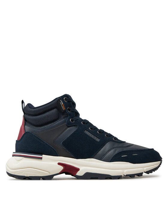 Tommy Hilfiger Superge M Runner Cordura Hi Lth Mix FM0FM05222 Mornarsko Modra