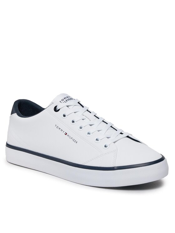 Tommy Hilfiger Tommy Hilfiger Sneakers Th Hi Vulc Core Low Leather FM0FM05041 Alb