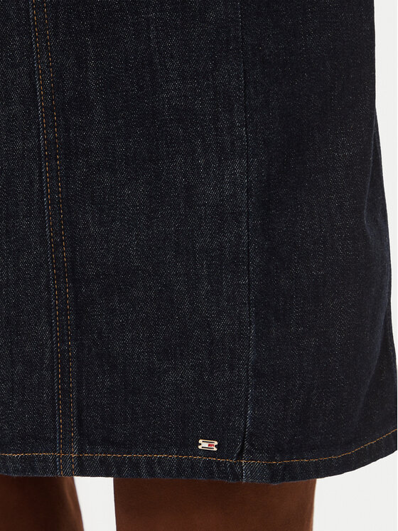 Tommy Hilfiger Tommy Hilfiger Džinsa svārki WW0WW51436 Tumši zils Slim Fit