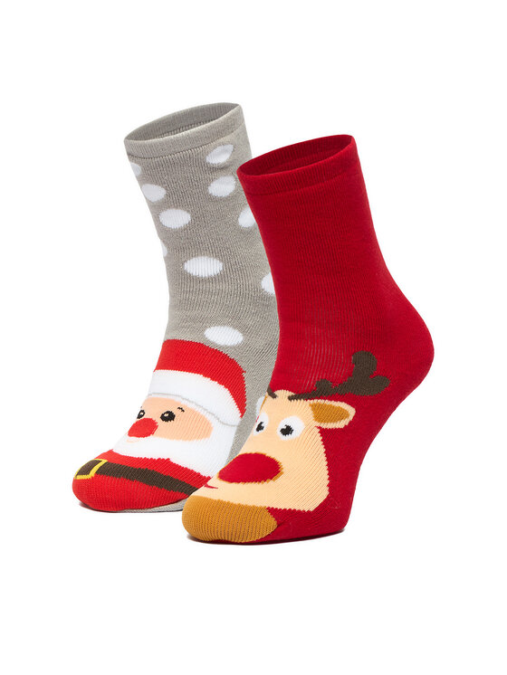 Jenny Fairy Jenny Fairy Lange Socken 4WB-003-AW23 (2-pack) Bunt