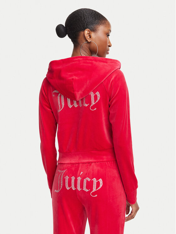 Juicy Couture Juicy Couture Sweatshirt Madison  JCWA122001 Rot Slim Fit