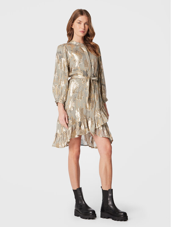 Bruuns Bazaar Bruuns Bazaar Kokteiļkleita Hollyhock Costes BBW3058 Zaļš Regular Fit