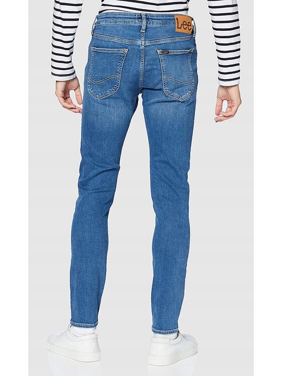 Lee Lee Jeansy Malone Niebieski Skinny Fit