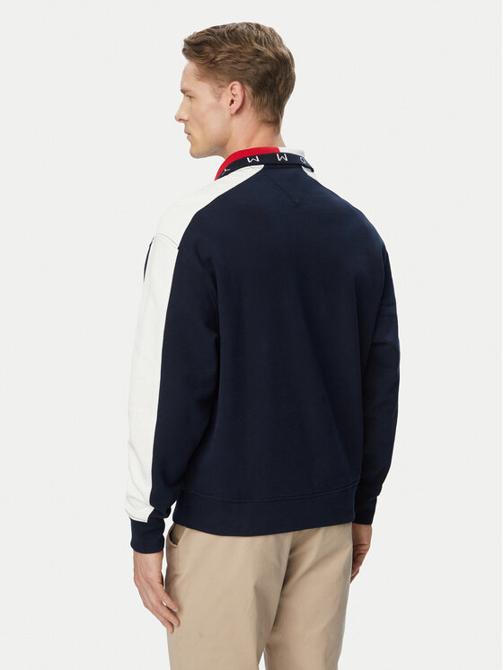 Tommy Jeans Tommy Jeans Džemperis ar kapuci Cblock DM0DM23244 Tumši zils Relaxed Fit