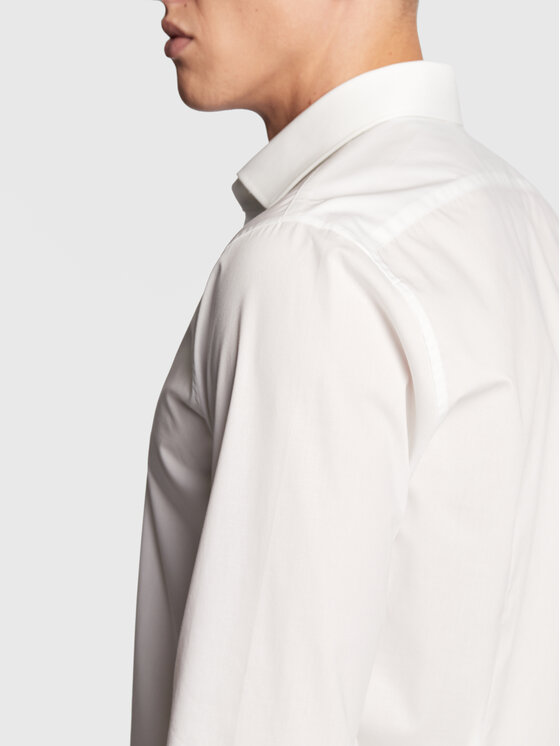 Michael Kors Michael Kors Cămașă MD0MD90425 Alb Slim Fit