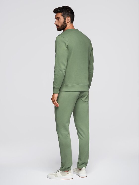 Ombre Ombre Komplet dresowy Z122 Zielony Regular Fit