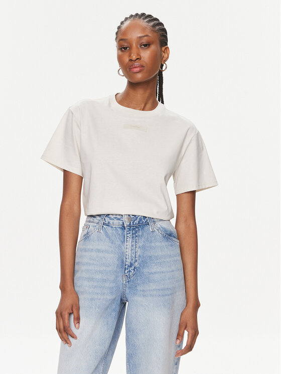 Calvin Klein Calvin Klein T-särk Micro Logo K20K206629 Ekrüüvärv Regular Fit