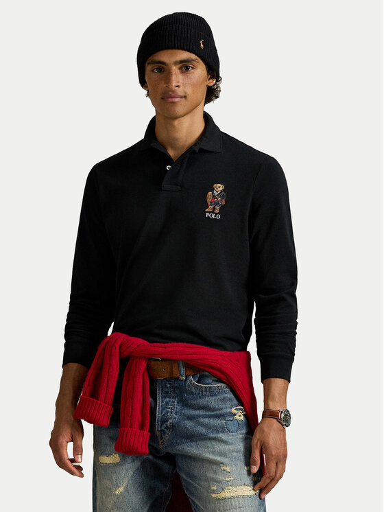 Polo Ralph Lauren Polo Ralph Lauren Polo majica 710981793002 Črna Classic Fit