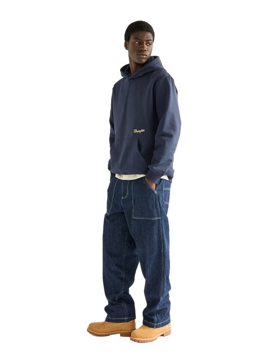 Wrangler Wrangler Bluza 112387049 Niebieski Regular Fit