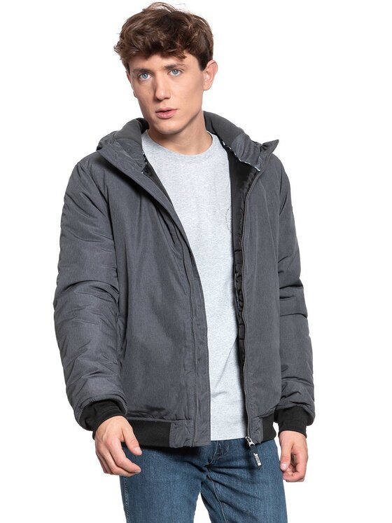 Mustang Mustang Kurtka przejściowa DANIEL H BLOUSON Szary Regular Fit