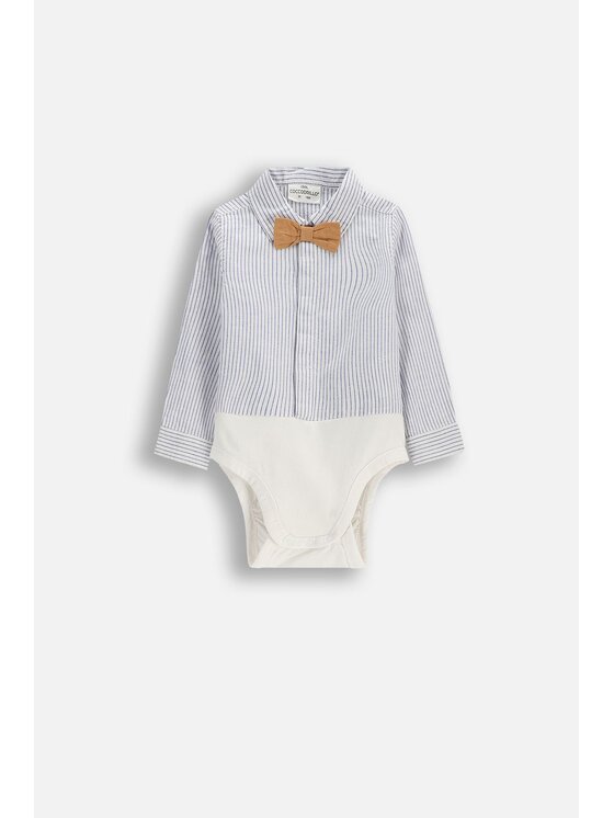Coccodrillo Coccodrillo Dětské body WC6112901EBB-014 Modrá Regular Fit