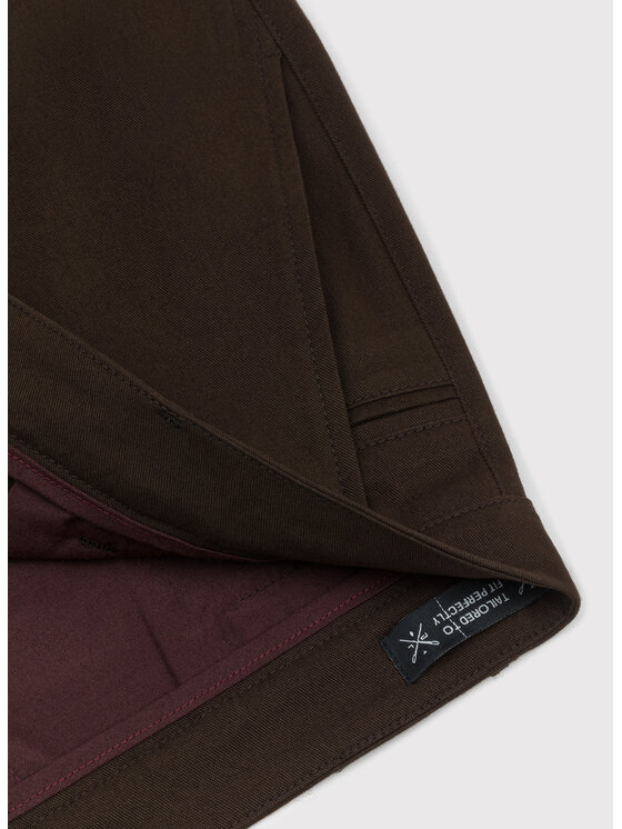 Pako Lorente Pako Lorente Spodnie materiałowe P22WB-WX-001 Brązowy Classic Fit