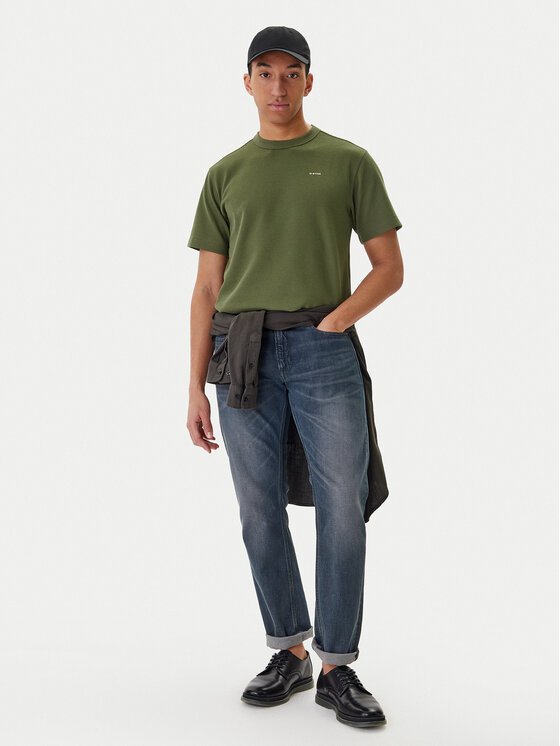G-Star Raw G-Star Raw Tričko D28609-E383 Zelená Regular Fit