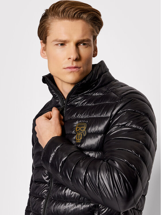 KARL LAGERFELD KARL LAGERFELD Giacca di transizione Blouson 505400 521590 Nero Regular Fit