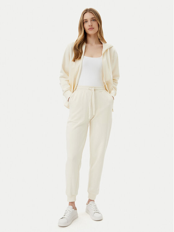 Silvian Heach Silvian Heach Felpa Frien GPP25114FE Écru Regular Fit