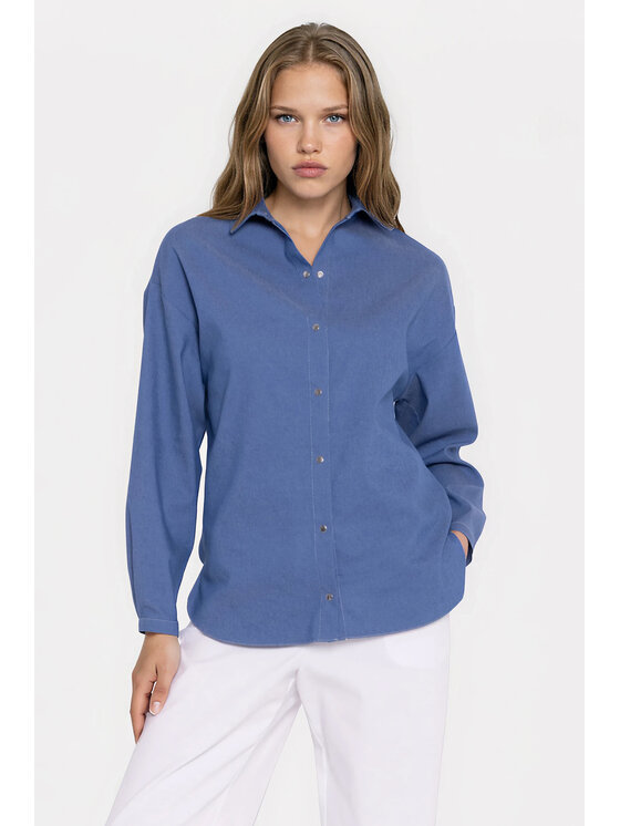 NIFE NIFE Koszula jeansowa K98 Oversize