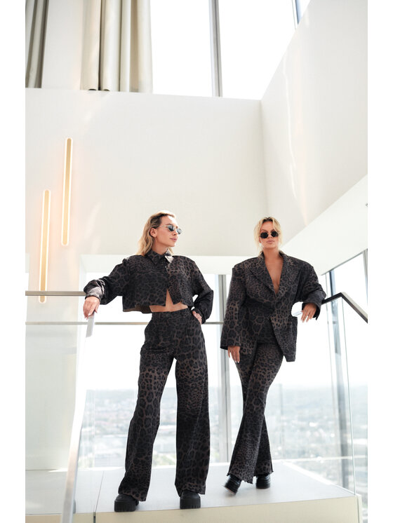 Magda Matyja Magda Matyja Koszula CHIARA SHIRT Brązowy Straight Fit