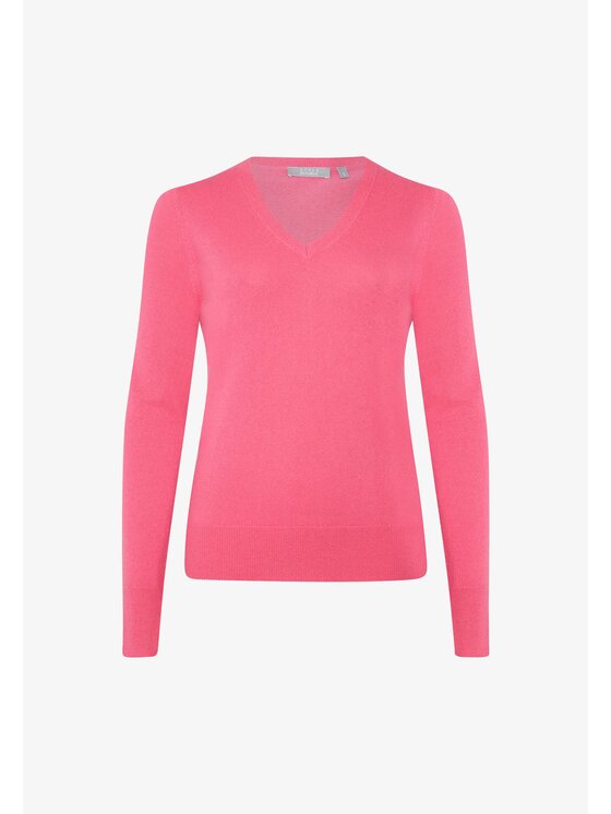 Style Republic Style Republic Sweter Kaszmir Różowy Comfort Fit
