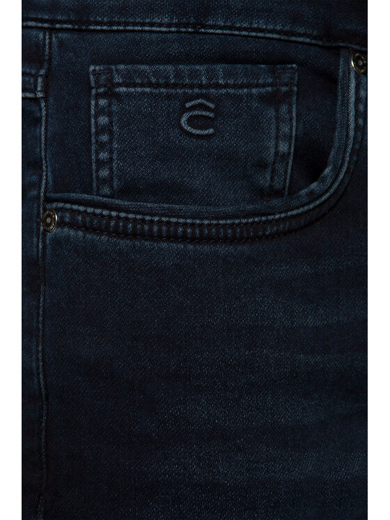Lancerto Lancerto Jeansy Jackson Granatowy Slim Fit