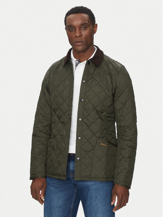 Barbour Prechodná bunda Heritage Liddesdale MQU0240OL71 Zelená Tailored Fit