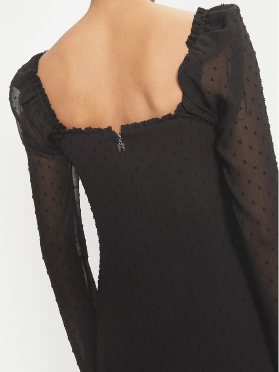 ROTATE ROTATE Coctailkleid Savy 113104100 Schwarz Regular Fit