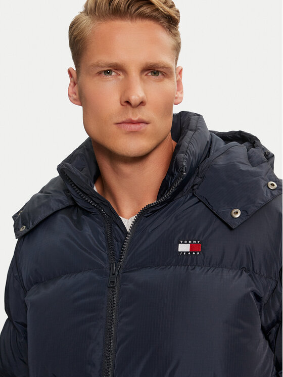 Tommy Jeans Tommy Jeans Pūkinė striukė Alaska DM0DM19537 Tamsiai mėlyna Loose Fit