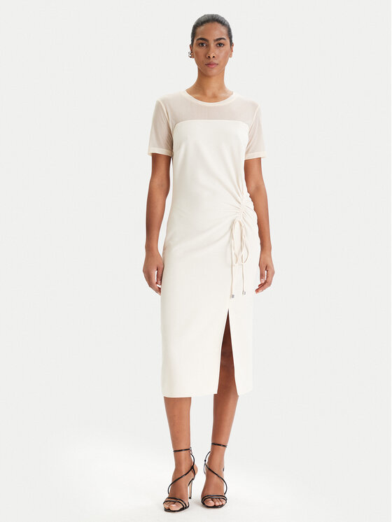 Patrizia Pepe Patrizia Pepe Abito da cocktail 8A1596/A701-W409 Écru Regular Fit