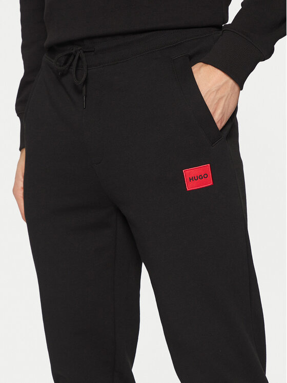 HUGO Hugo Teplákové kalhoty Doak212 50447963 Černá Regular Fit