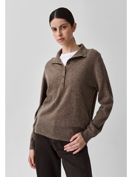 TATUUM TATUUM Sweter FULI Brązowy Classic Fit