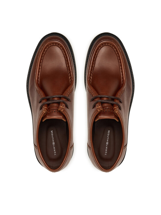Tommy Hilfiger Tommy Hilfiger Cipele Comfort Lwt Moc Toe FM0FM05588 Smeđa