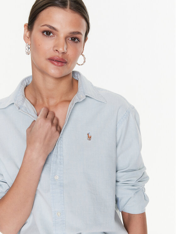 Polo Ralph Lauren Polo Ralph Lauren Srajca 211891420001 Svetlo modra Relaxed Fit