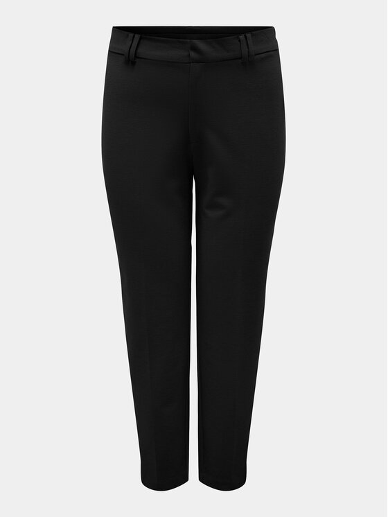 ONLY Carmakoma ONLY Carmakoma Chinosy Peach 15312306 Czarny Slim Fit