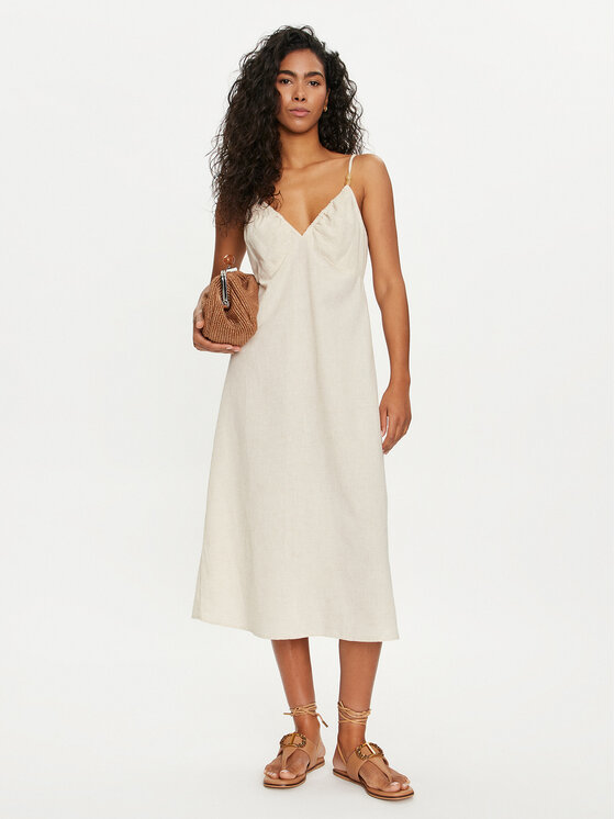 Vero Moda Vero Moda Ljetna haljina Agnete 10311860 Bež Regular Fit