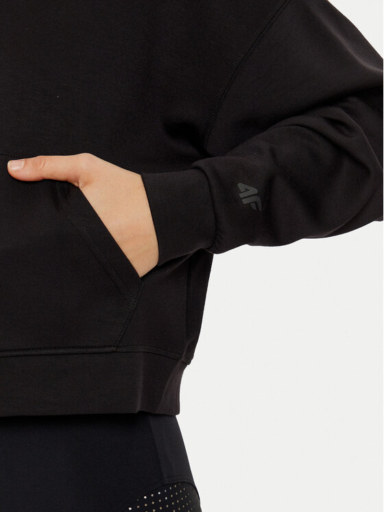 4F 4F Felpa 4FWAW24TSWSF1341 Nero Regular Fit