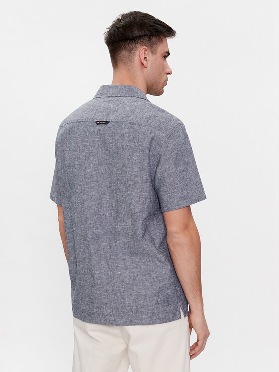 Tommy Jeans Tommy Jeans Hemd Camp DM0DM18963 Dunkelblau Regular Fit