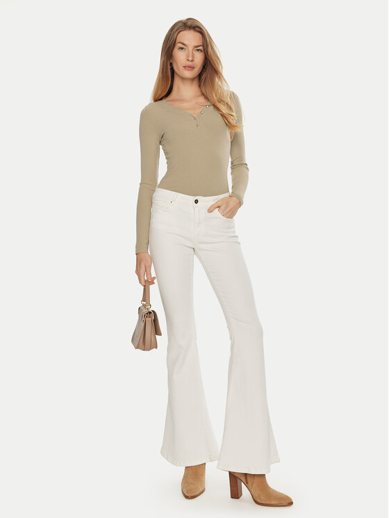 Guess Guess Särkpluus Kyla W4BP51 KBCO2 Beež Regular Fit