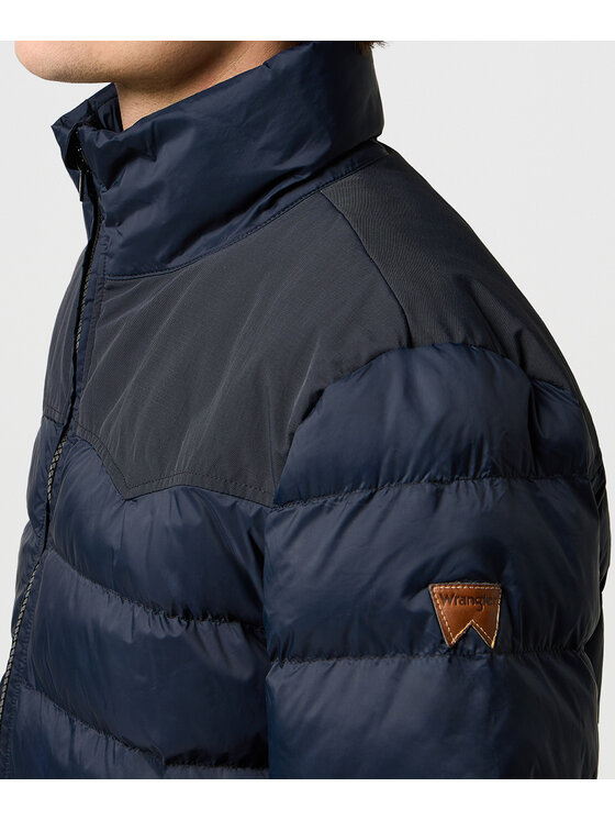 Wrangler Wrangler Kurtka puchowa 112371447 Granatowy Regular Fit