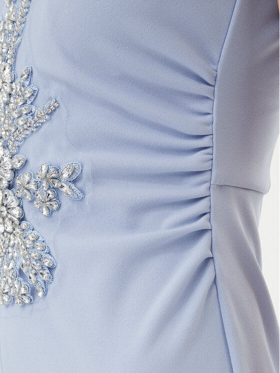 Rinascimento Rinascimento Rochie de seară CFC0123081003 Albastru celest Regular Fit