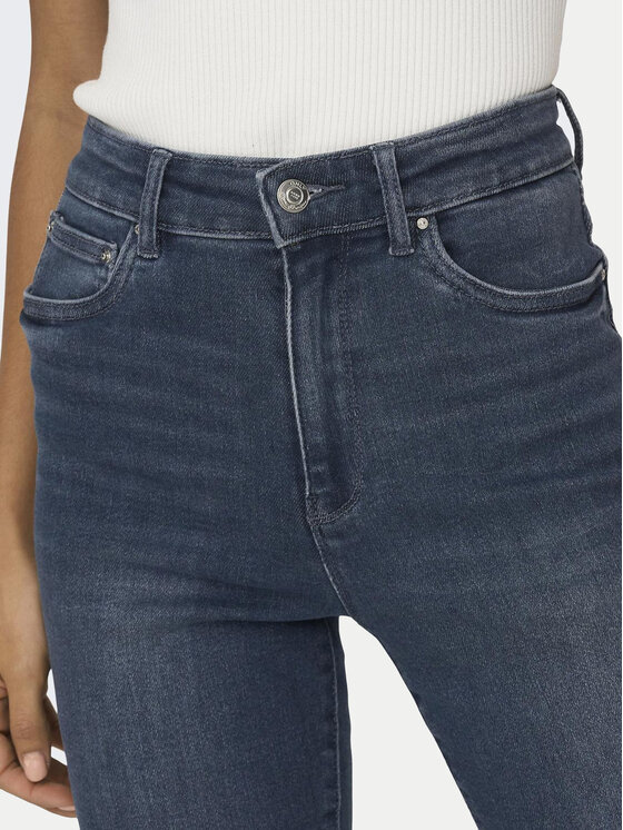ONLY ONLY Jeansy Mila 15231285 Granatowy Skinny Fit
