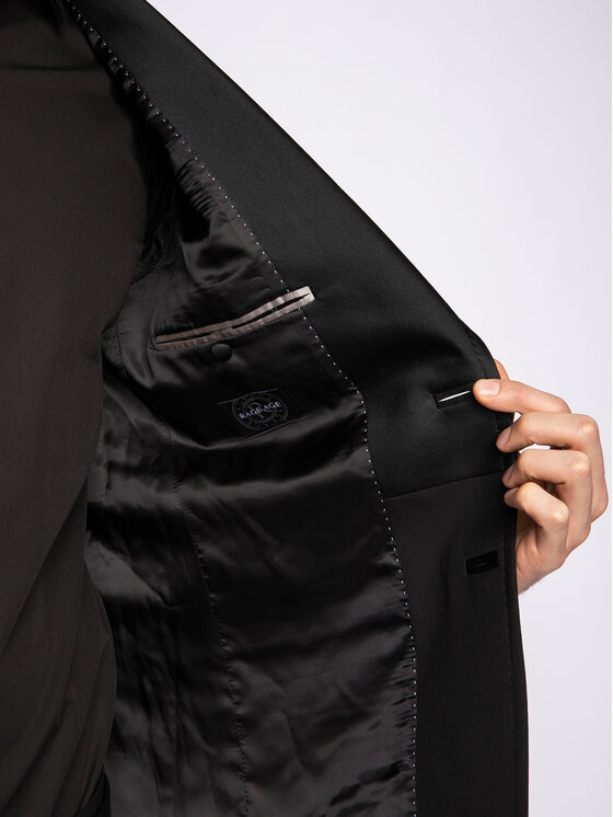 Rage Age Rage Age Garnitur Funn Czarny Slim Fit