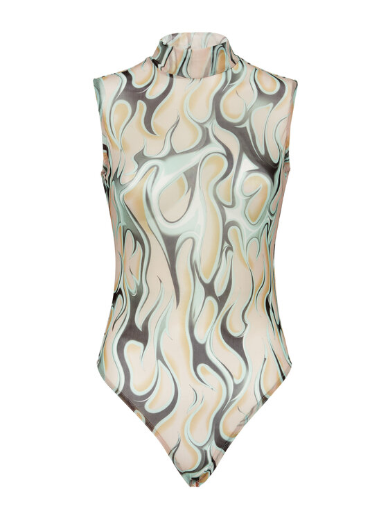PHILIPP PLEIN PHILIPP PLEIN Body 21683 Kremowy Skin Tight Fit