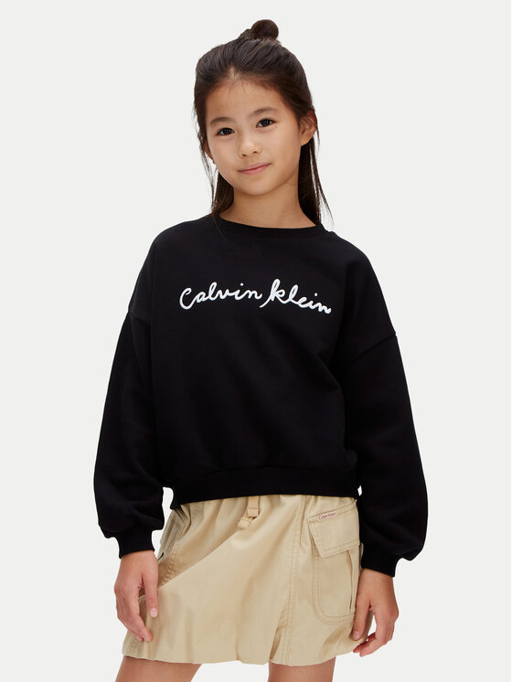 Calvin Klein Jeans Calvin Klein Jeans Džemperis LVCKSJB25G Juoda Relaxed Fit