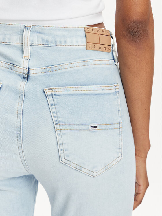 Tommy Jeans Tommy Jeans Traperice Sylvia DW0DW17590 Svijetloplava Skinny Fit