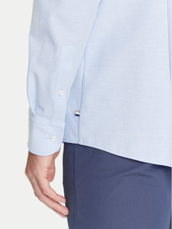 BOSS BOSS Cămașă P-Hank 50527675 Albastru celest Slim Fit