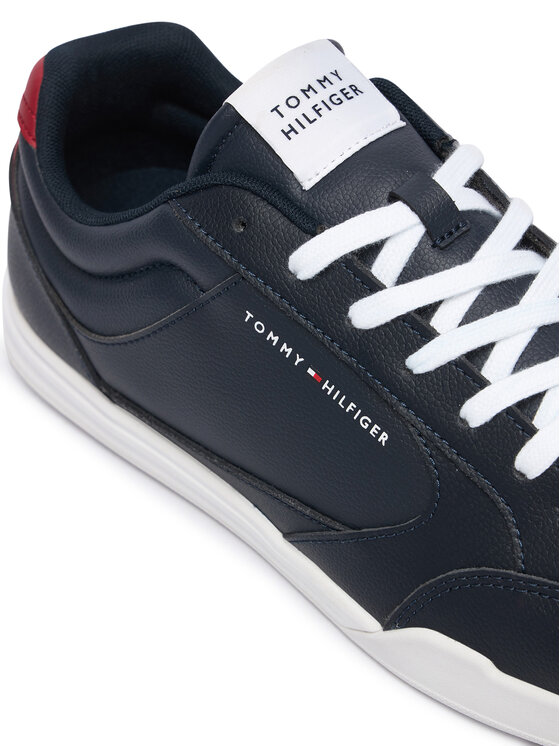 Tommy Hilfiger Tommy Hilfiger Sneakers Lo Pro Cupsole Perf Leather FM0FM05944 Alb