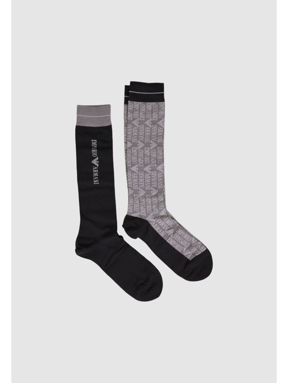 Emporio Armani Underwear Emporio Armani Underwear Κάλτσες μακριές T50-SOCKS SET Μαύρο