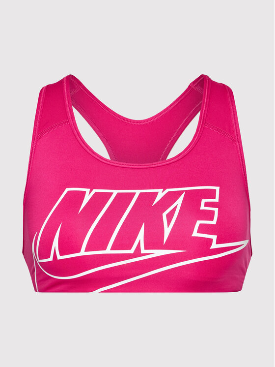 Nike Nike Sportovní podprsenka Swoosh BV3643 Růžová